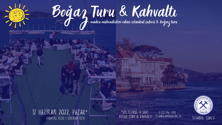 Yeniden bir araya geliyoruz: 
İstanbul Şube 5. Boğaz Turu & Kahvaltı