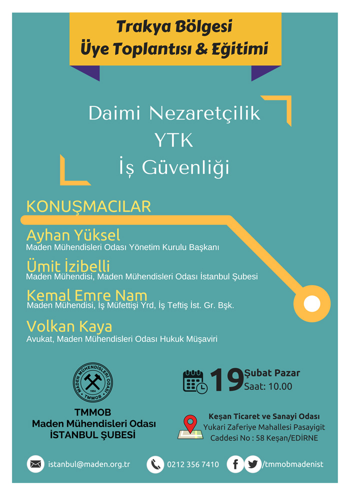 Trakya Bölgesi Üye Toplantısı ve Eğitimi