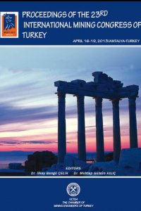 116 TÜRKİYE 23. ULUSLARARASI MADENCİLİK KONGRESİ VE SERGİSİ