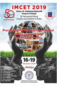 158 TÜRKİYE 26. ULUSLARARASI MADENCİLİK KONGRESİ BİLDİRİLER KİTABI