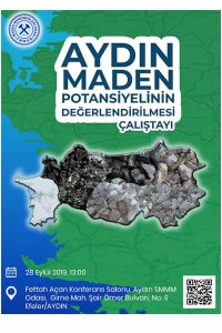 163 AYDIN MADEN POTANSİYELİNİN DEĞERLENDİRİLMESİ ÇALIŞTAYI