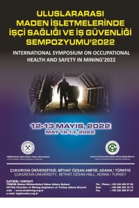 169 ULUSLARARASI MADEN İŞLETMELERİNDE İŞÇİ SAĞLIĞI VE İŞ GÜVENLİĞİ SEMPOZYUMU’2022 BİLDİRİLER KİTABI