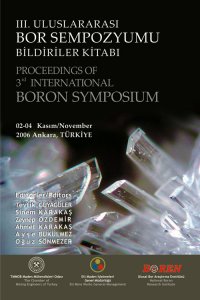 31 III. ULUSLARARASI BOR SEMPOZYUMU BİLDİRİLER KİTABI