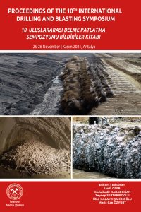 168 10. ULUSLARARASI DELME PATLATMA SEMPOZYUMU BİLDİRİLER KİTABI