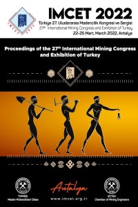 174 27. ULUSLARARASI MADENCİLİK KONGRESİ VE SERGİSİ (IMCET2022) BİLDİRİLER KİTABI