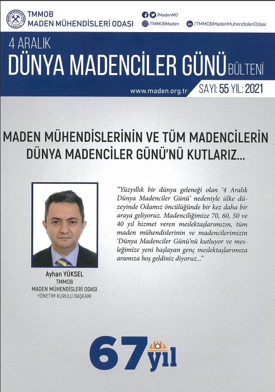 1097 DÜNYA MADENCİLER GÜNÜ BÜLTENİ